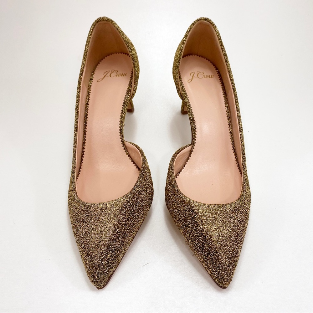 Jcrew Metallic Heels